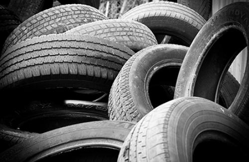 Pile of old tires