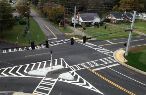 Aerial View of Barron Road Signal