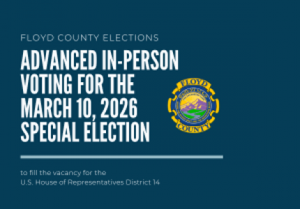 Advanced In-Person Voting for the March 10, 2026 Special Election