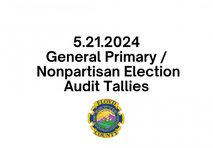 5.21.2024 General Primary / Nonpartisan Election Audit Tallies