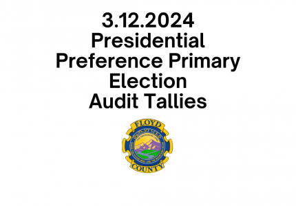 3.12.2024 Presidential Preference Election Audit Tallies