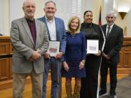 Candice Spivey is recognized by the County Commission