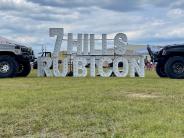 7 Hills Rubicon Sign at 2022 Jeep Festival