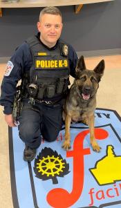 Capt. Shea Hovers & K9 Officer Lex