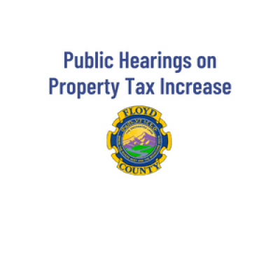 Public Hearings on Property Tax Increase