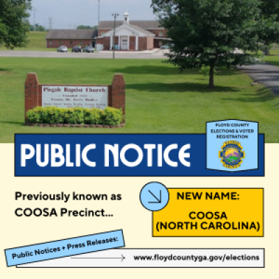 Coosa Precinct Name Change