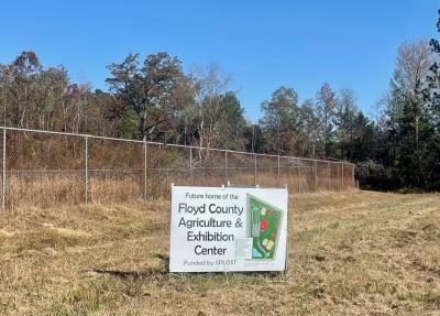 Future home of the Floyd County Agriculture and Exhibition Center Future home of the Floyd County Agriculture and Exhibition Center